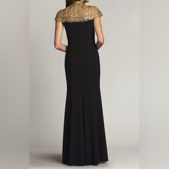 Tadashi Shoji Rasha Embroidered Illusion Gown Dr XXL NWT - Picture 2 of 4